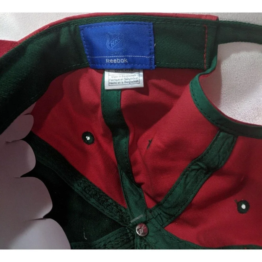 Reebok Girl's Youth OSFA Minnesota Wild Hockey NHL Baseball Hat Cap NEW‎